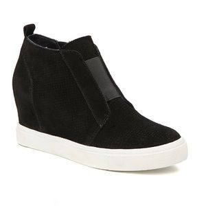 Steve Madden Black Wavery Wedge Sneakers Size 10 Women’s Fashion Sneakers